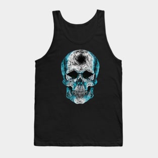 Sugar skull, Skull art Blue mask skull Tank Top